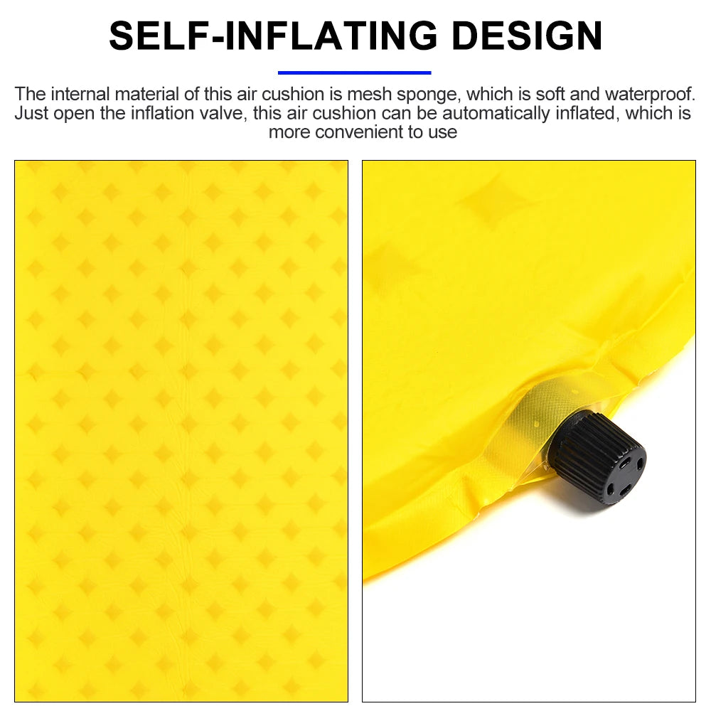 Self-inflating Mattress Folding Inflatable Air Bed Beach Travel Mat Tourism Sleeping Pad Outdoor Hiking