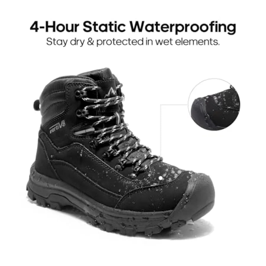 Women's Hiking Boots, Waterproof, Trekking, Camping, Outdoor Trail & Backpacking Boots.