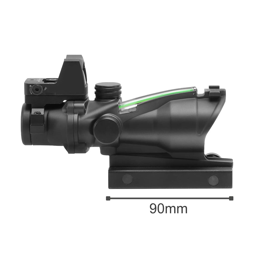 Adjustable Hunting Scope Red Dot Fits 20mm Rail