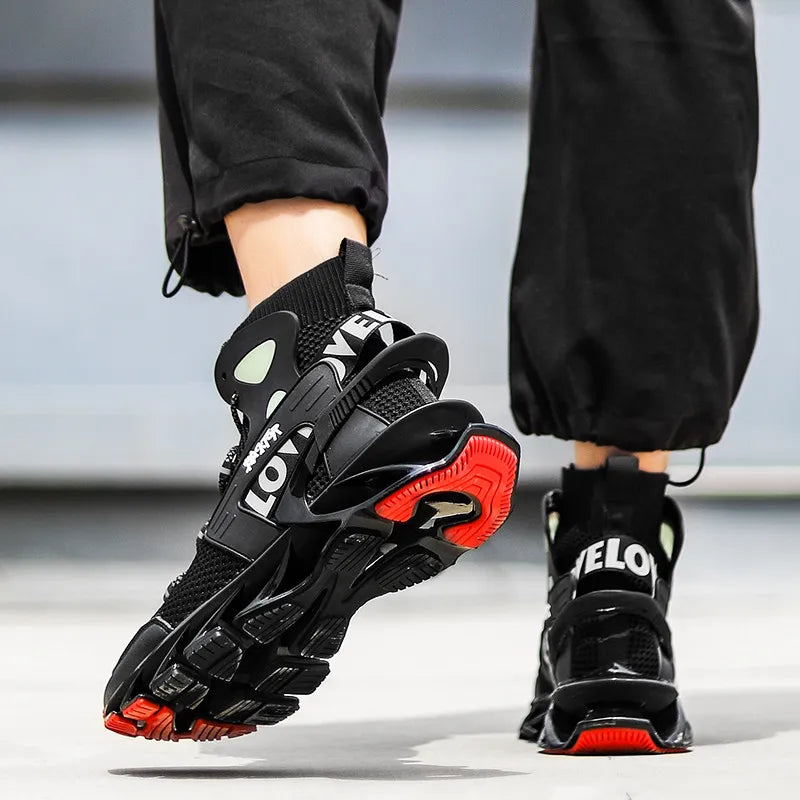 Men's Sneakers -  Men's Luxury Tennis Shoes, Race Trainer, Breathable, Fashion Loafers & Running Shoes.