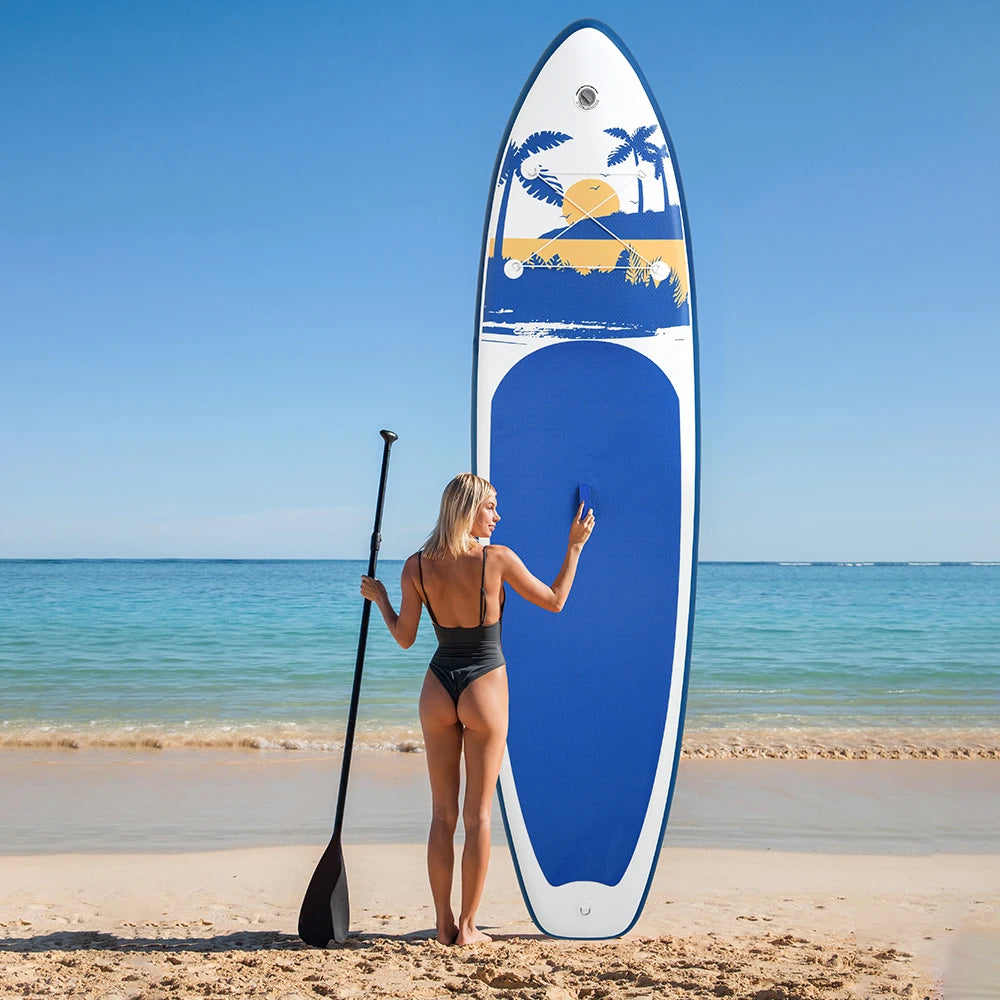 Inflatable Paddle Board Ultra-Light Stand-Up Paddle Board Surfboard for All Skill Levels With SUP Accessories 320-350cm