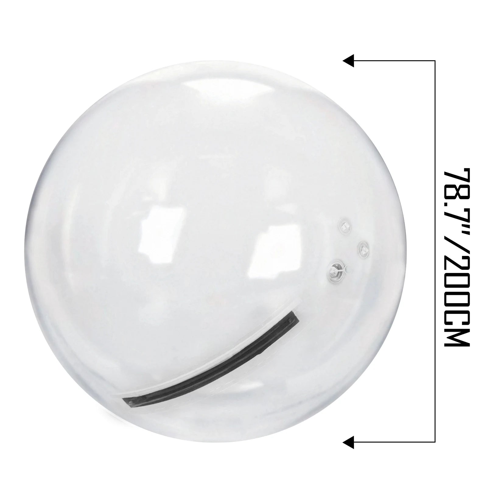 2M Water Zorb Ball w/Air Blower Pump Inflatable, Waterproof