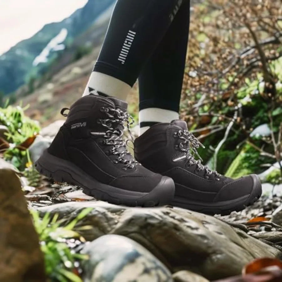 Women's Hiking Boots, Waterproof, Trekking, Camping, Outdoor Trail & Backpacking Boots.