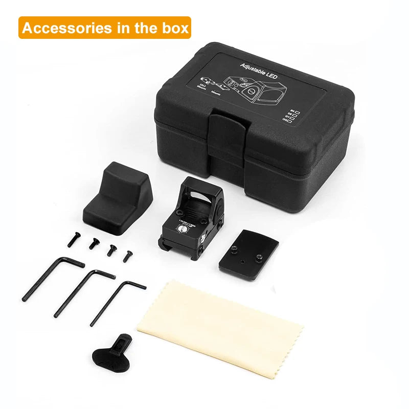 Mini MR Hunting Red Dot Sight Scope fits 20mm Rail