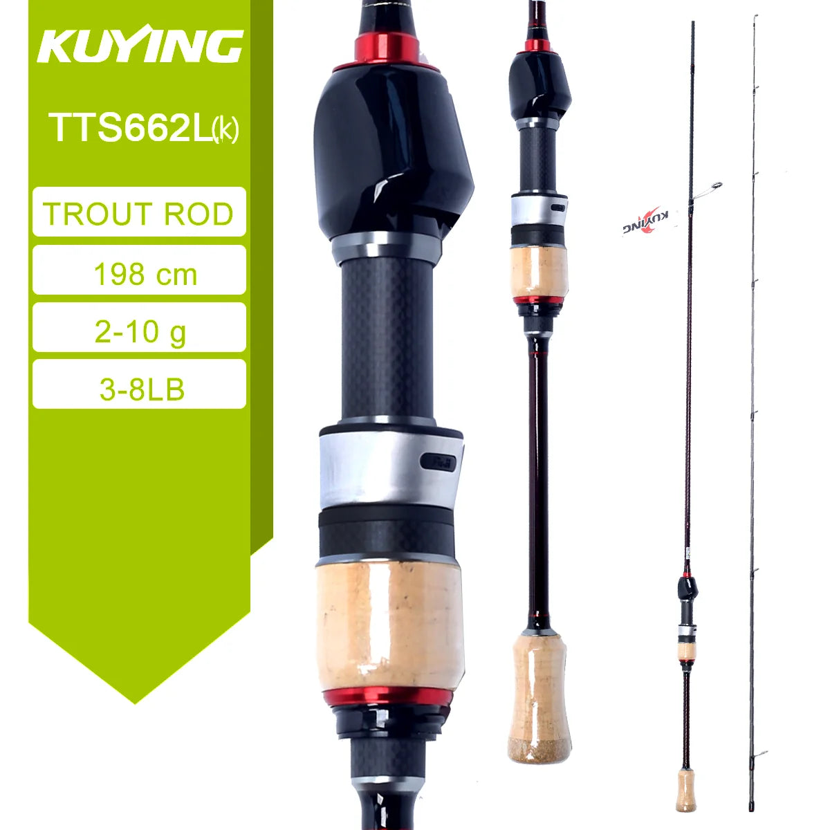 TTC662L TTC632UL TTS662L TTC602LS TTS602LS Fishing Rod Casting/Spinning, River/Stream Carbon