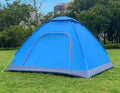 2 Person Instant Pop Up Dome Tent, Automatic Quick Setup Waterproof Windproof Camping Tent with Vent Skylight, Portable Outdoor Tent for Hiking Beach Festival Travel, Stakes Guy Ropes Carry Bag Included