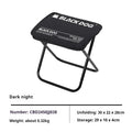 BLACKDOG Camping Stool, Aluminum Alloy Ultralight Foldable Seat, Portable Outdoor Backpacking Chair, Fishing Stool.