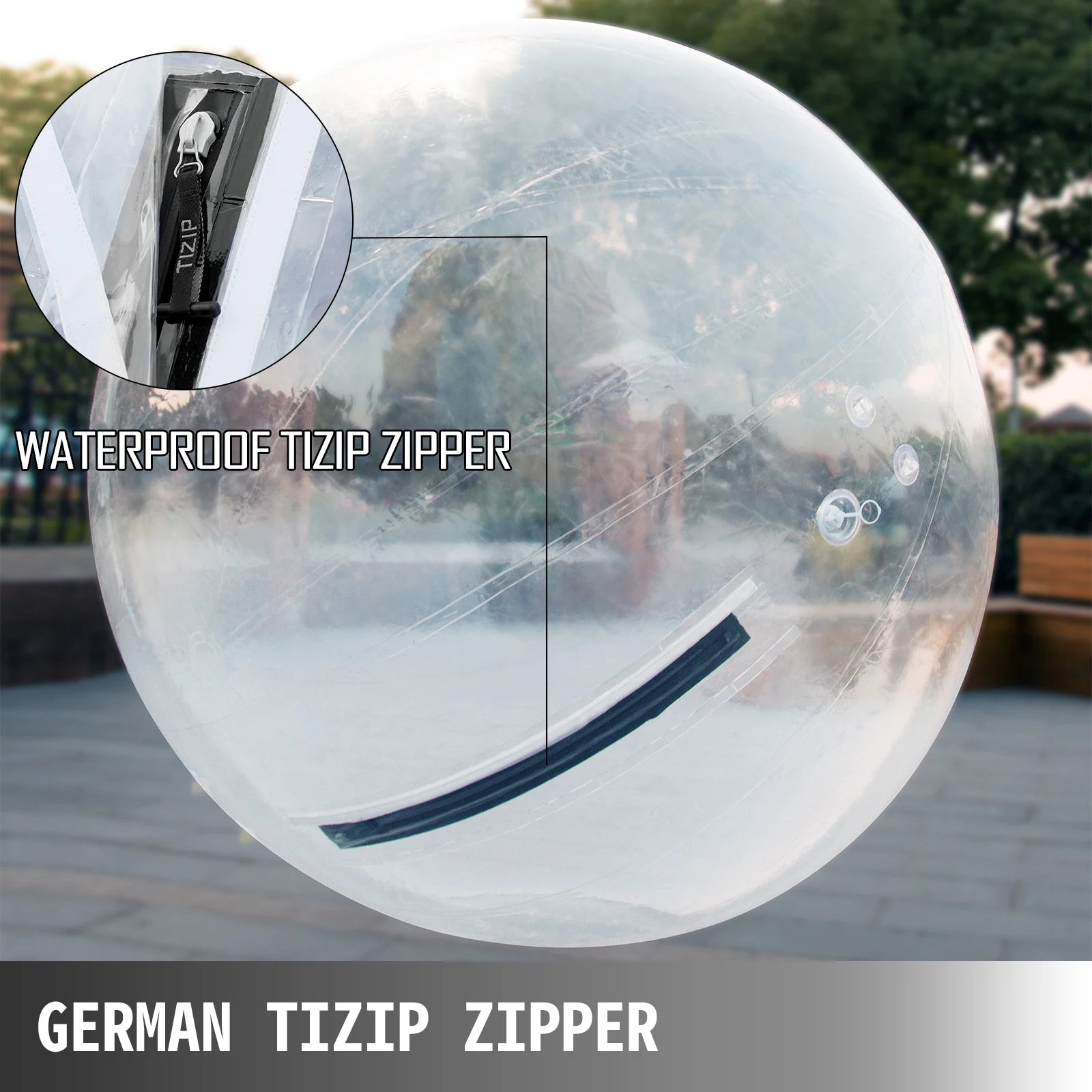 2M Water Zorb Ball w/Air Blower Pump Inflatable, Waterproof