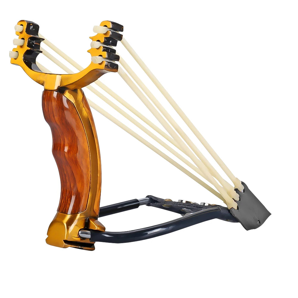 Competitive High Velocity Slingshot w/Folding Wrist Support