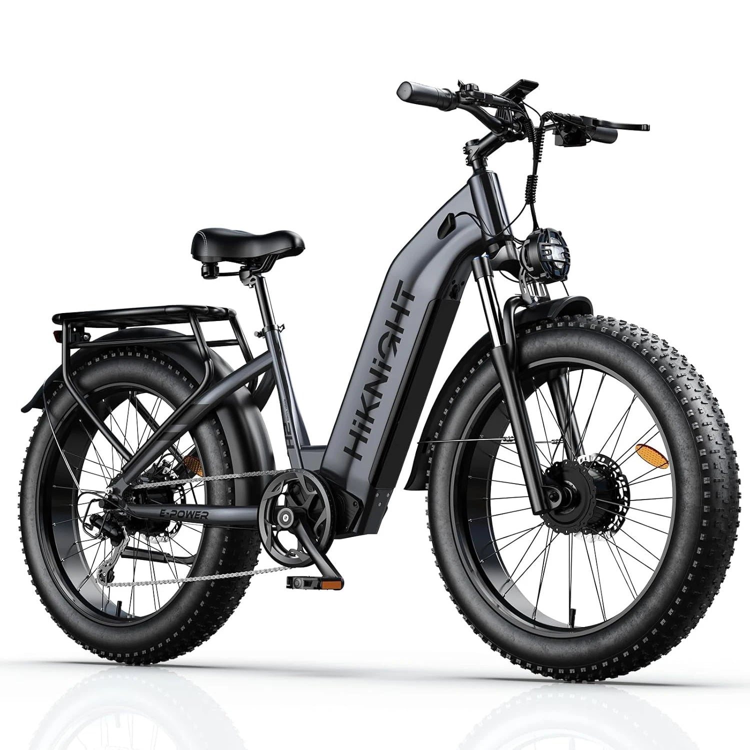 H2PRO Dual Motor Electric Bicycle, 26 Inch Wide Tire Fast Charging Version, Unisex Off-Road Mountain Electric Bicycle