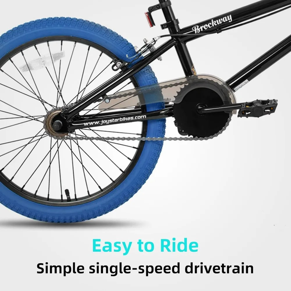 Brockway Freestyle Kids BMX Bikes 20" 24" Kids Bicycles for 6-14 Years Old Boys Girls