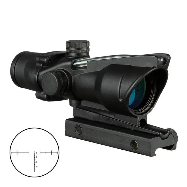 4X32 Hunting Scope Red Dot Illuminated Etched Reticle Tactical Optical Sight