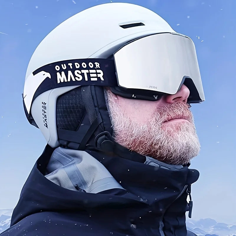 Falcon Ski Goggles Lens by ZEISS, OTG Snowboard Goggles Anti-fog, Magnetic Interchangeable Lens, Snow Goggles