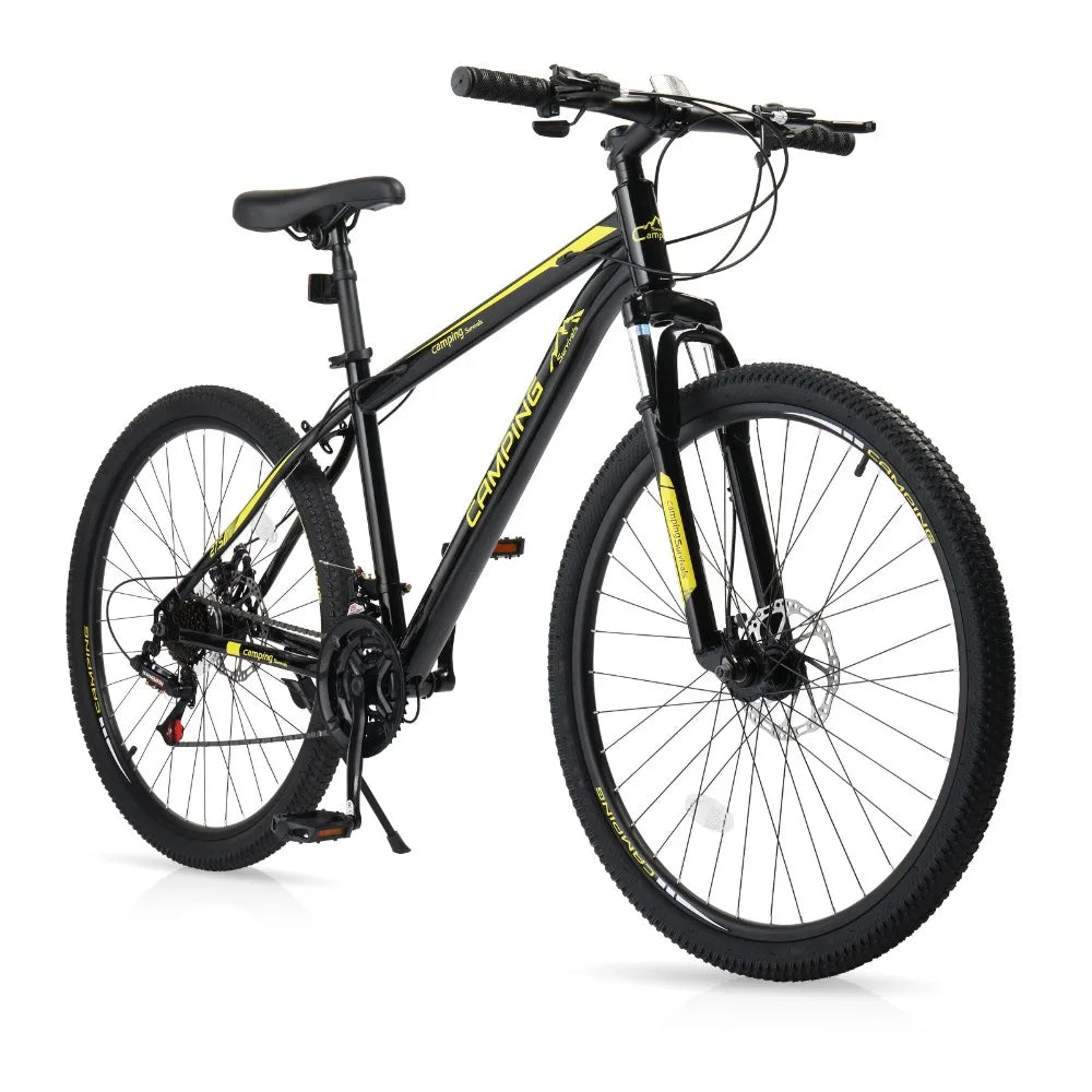 27.5 Inch Men & Women Mountain Bike 21-Speed Adult Bikes High Carbon Steel