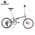 20inch Folding Bike With Shimano RD-M310 8-speed Adult Men/Women/Students Portable Disc Brake Folding Bicycle Two-Wheel