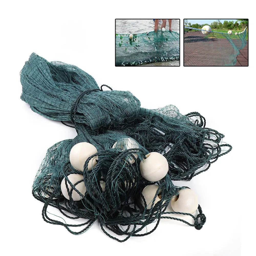 6.5x33Ft Fishing Net 0.5In Encrypted Mesh Prevents Fish Escape