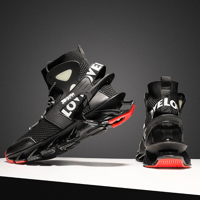 Men's Sneakers -  Men's Luxury Tennis Shoes, Race Trainer, Breathable, Fashion Loafers & Running Shoes.