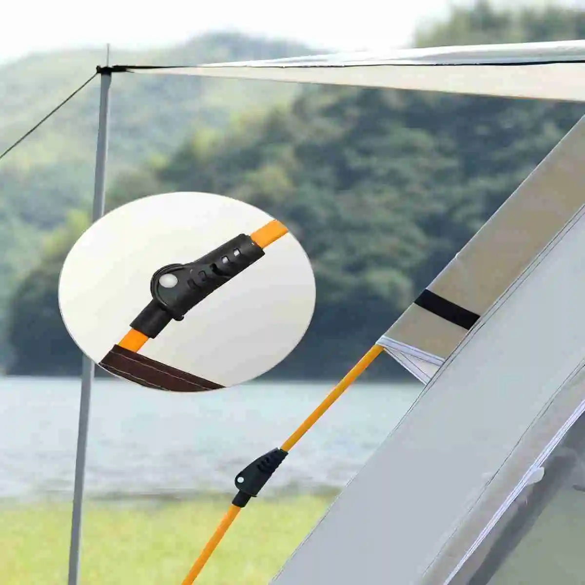 Camping Outdoor Tent With Two Doors And Two Windows