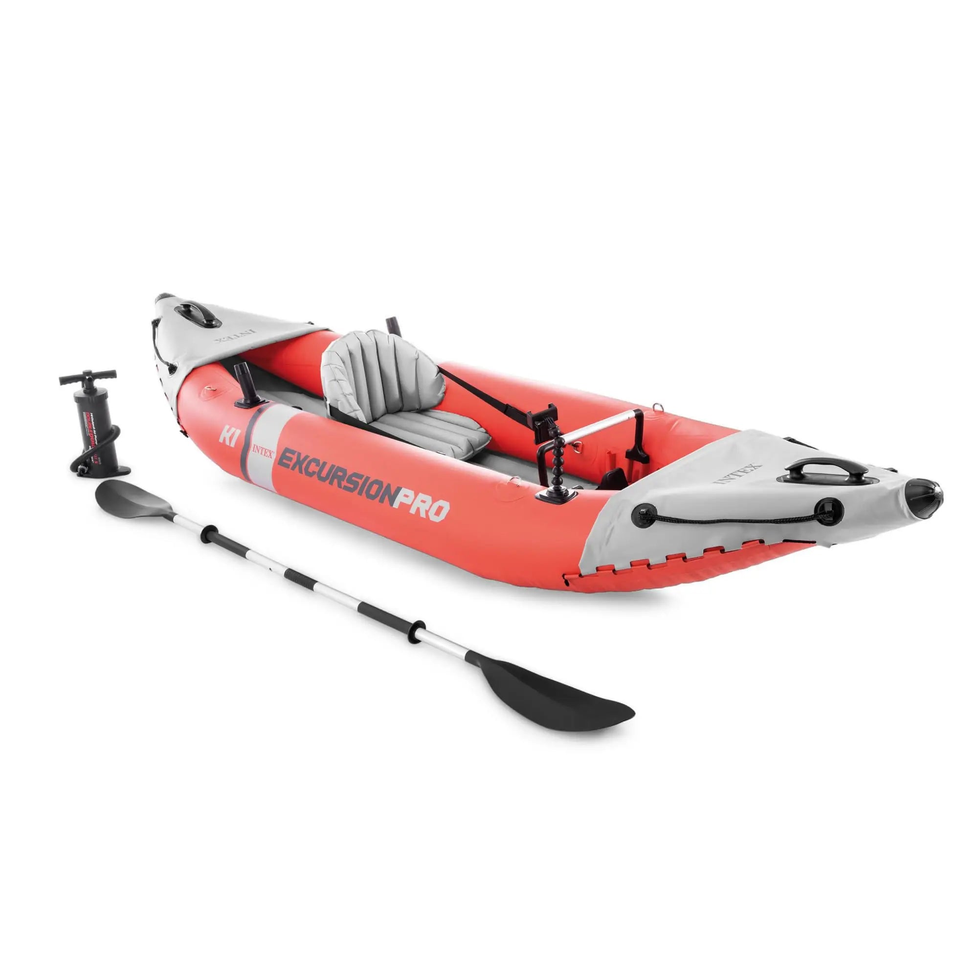 68309EP Excursion Pro K2 Inflatable Kayak Set: Includes Deluxe 86in Kayak Paddles and High-Output Pump – Super Tough PVC