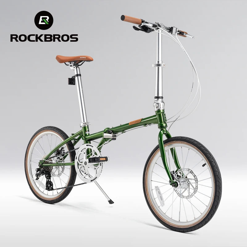 20inch Folding Bike With Shimano RD-M310 8-speed Adult Men/Women/Students Portable Disc Brake Folding Bicycle Two-Wheel