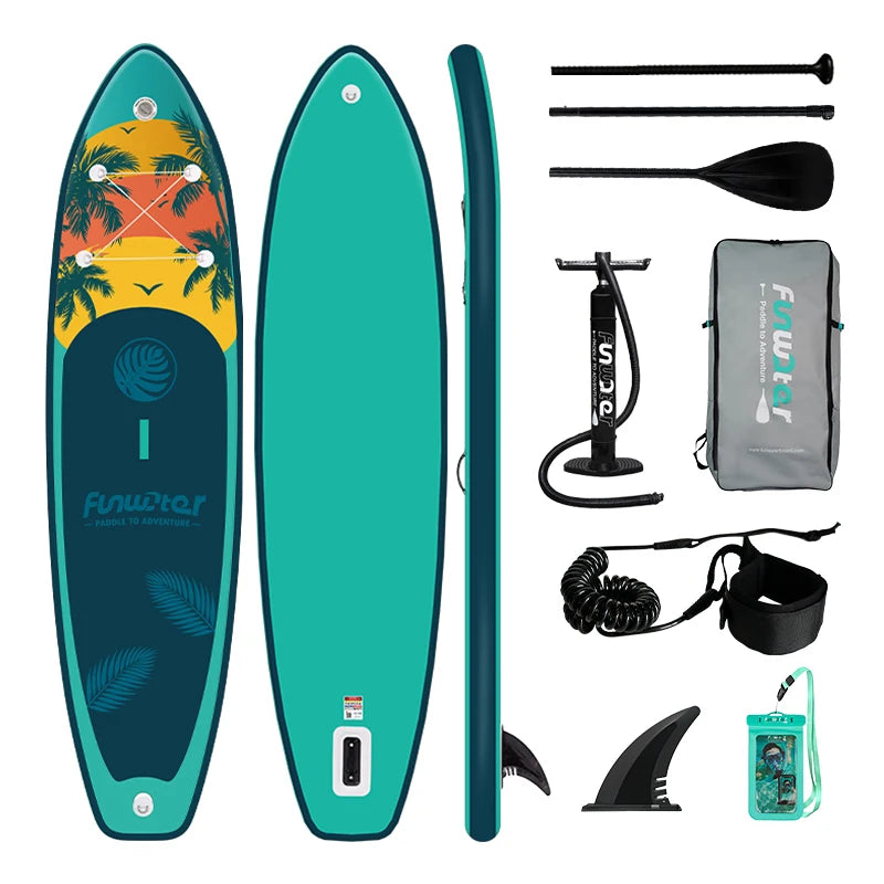 Inflatable Paddle Board Ultra-Light Stand-Up Paddle Board Surfboard for All Skill Levels With SUP Accessories 320-350cm