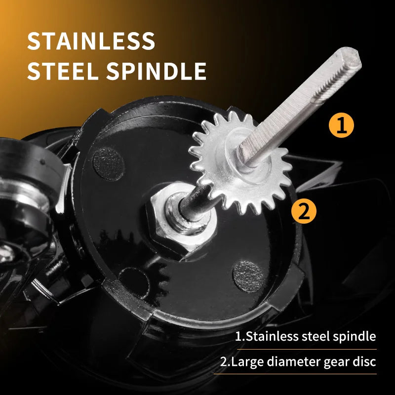 Fishing Reel, Spinning Reel Metal Cup, 10KG Max Drag Power, High Speed Spinning Wheel Adapts to Any Body of Water