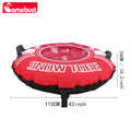 Camebust 47Inch New Inflatable Ski Ring with Oxford Cloth Cover Winter Snow Tube, Rose Red