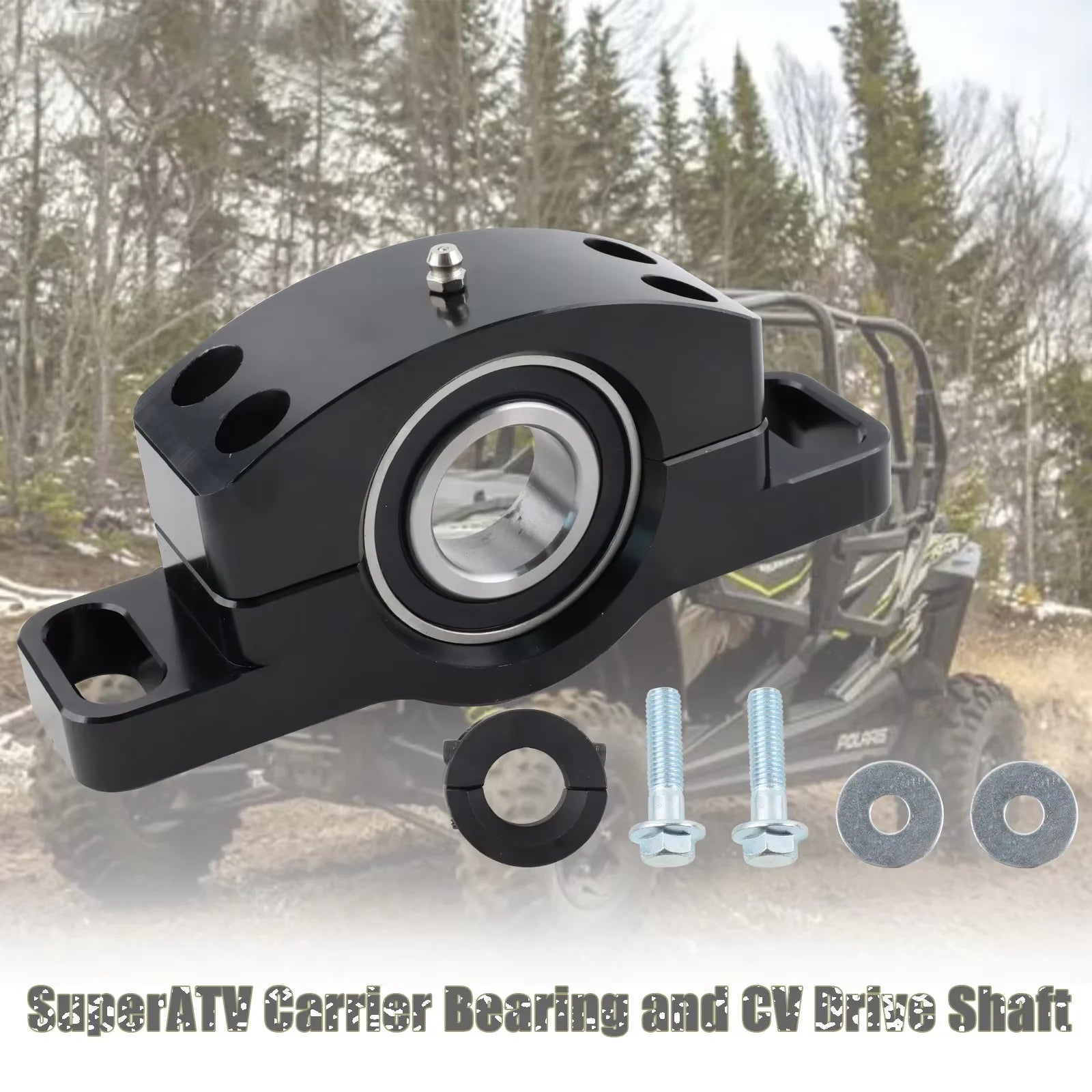 Billet For Polaris RZR Heavy Duty Carrier Bearing 900 1000 XP S TURBO 4 1000 Ranger 570 900 1000 Aluminum ATV UTV Parts