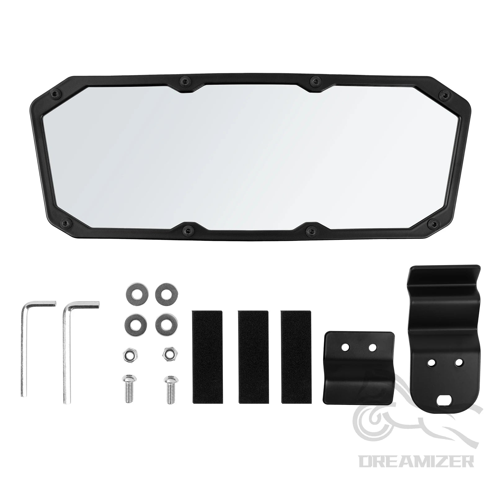 UTV  RView Mirror Off-road For 2015-2023 Polaris Ranger 570 900 1000 Crew XP 1000 Crew Can Am Defender Accessories 360°