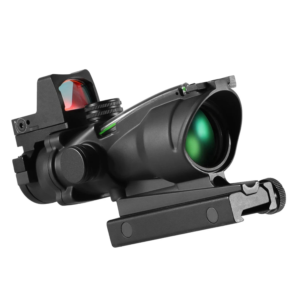 Adjustable Hunting Scope Red Dot Fits 20mm Rail