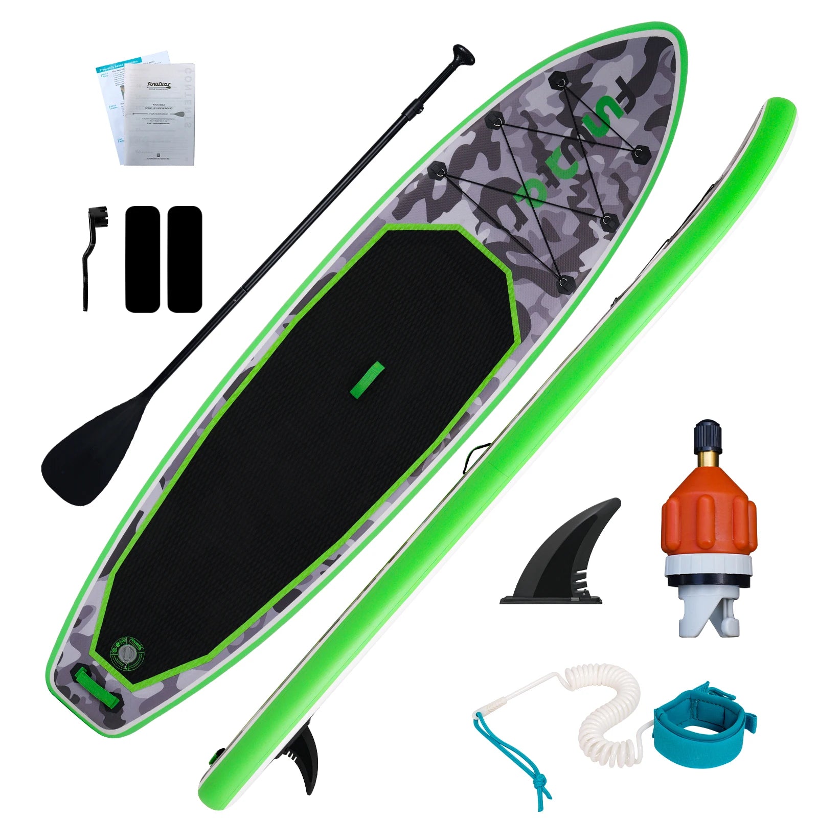 Inflatable Paddle Board Ultra-Light Stand-Up Paddle Board Surfboard for All Skill Levels With SUP Accessories 320-350cm