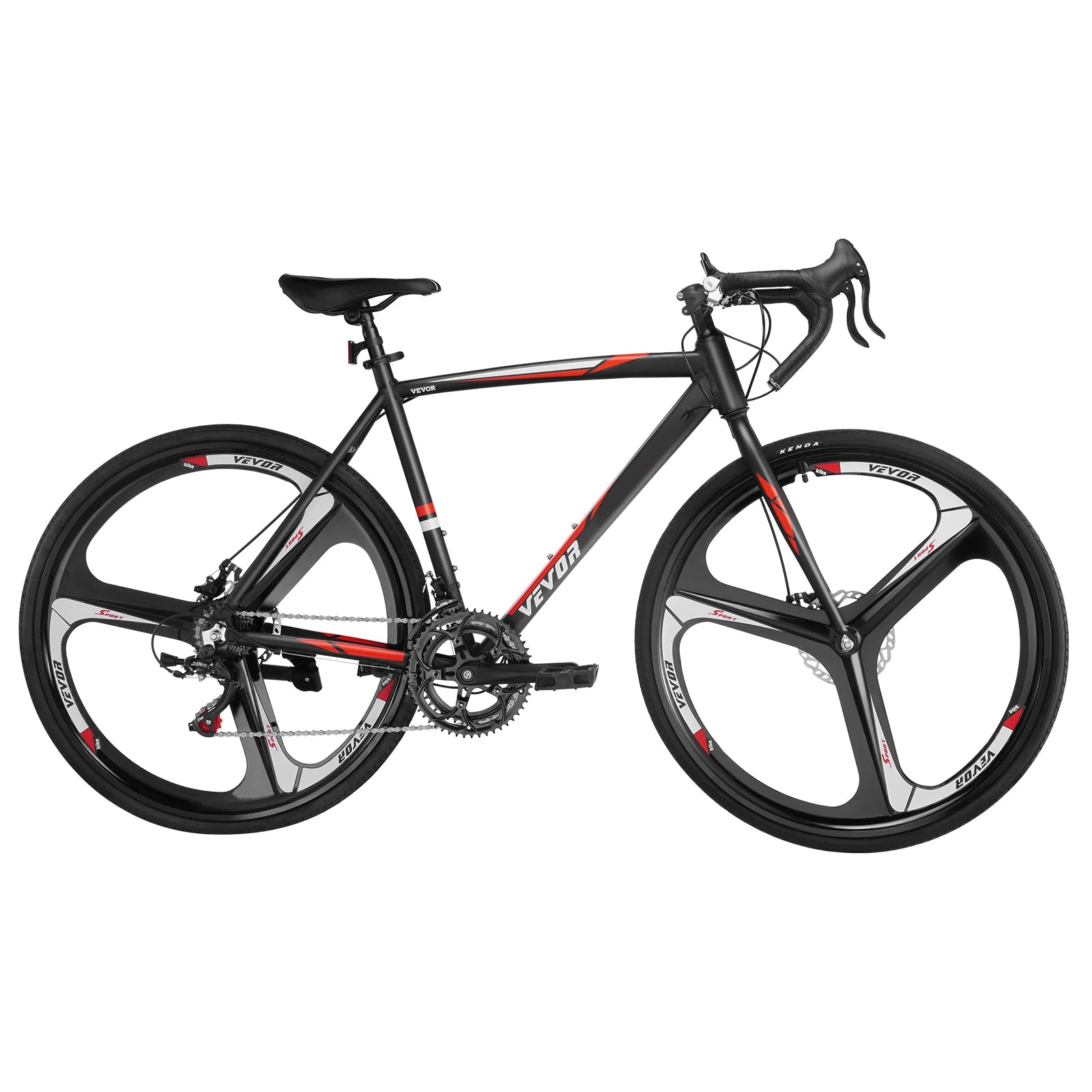 Road Bike 700C Wheels, Racing Bike 14 Speed Drivetrain, City Commuter Road Bicycle, Urban Adult Sport Bike w/Aluminum All