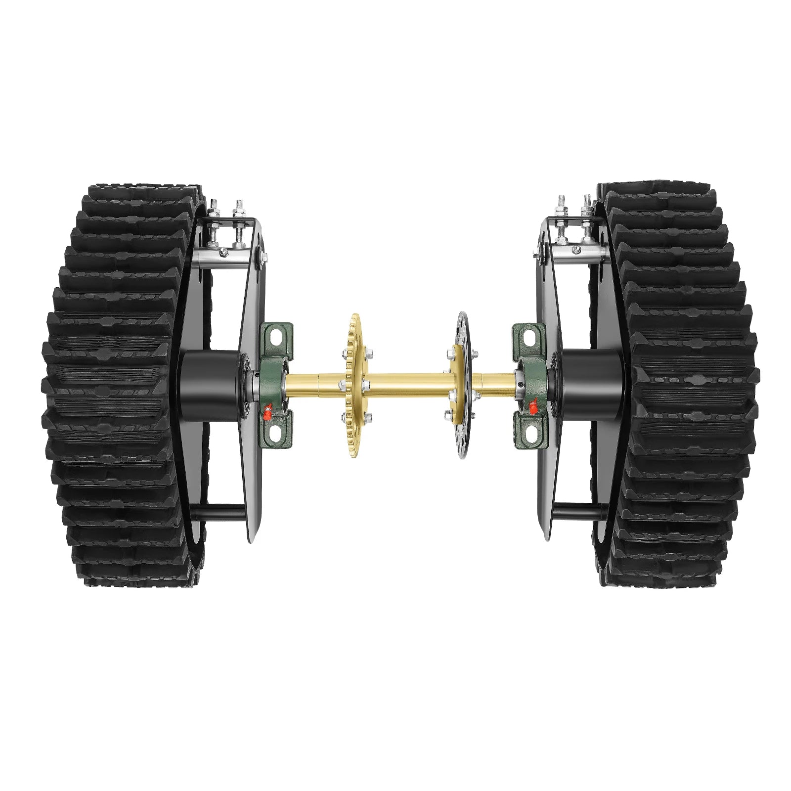 Pair Go Kart ATV UTV Buggy Quad Rear Wheel Snow Rubber Sand Tracks Snowmobile
