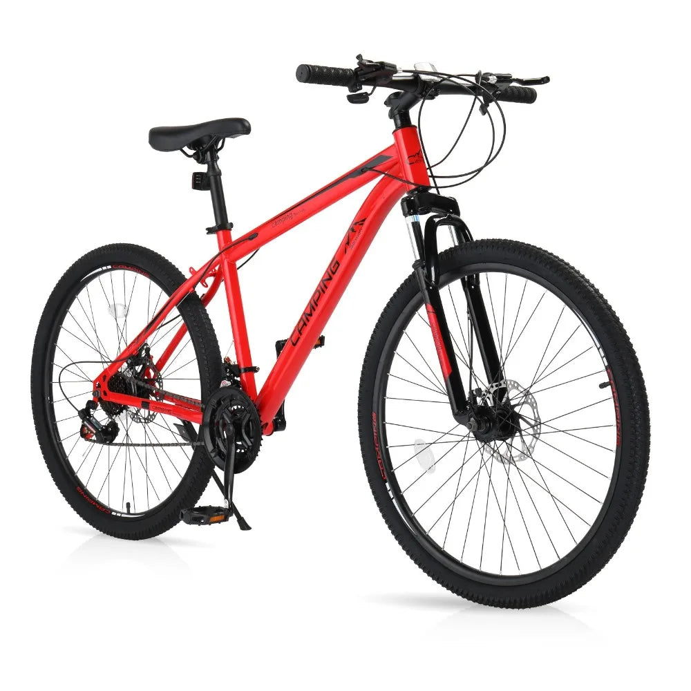 27.5 Inch Men & Women Mountain Bike 21-Speed Adult Bikes High Carbon Steel