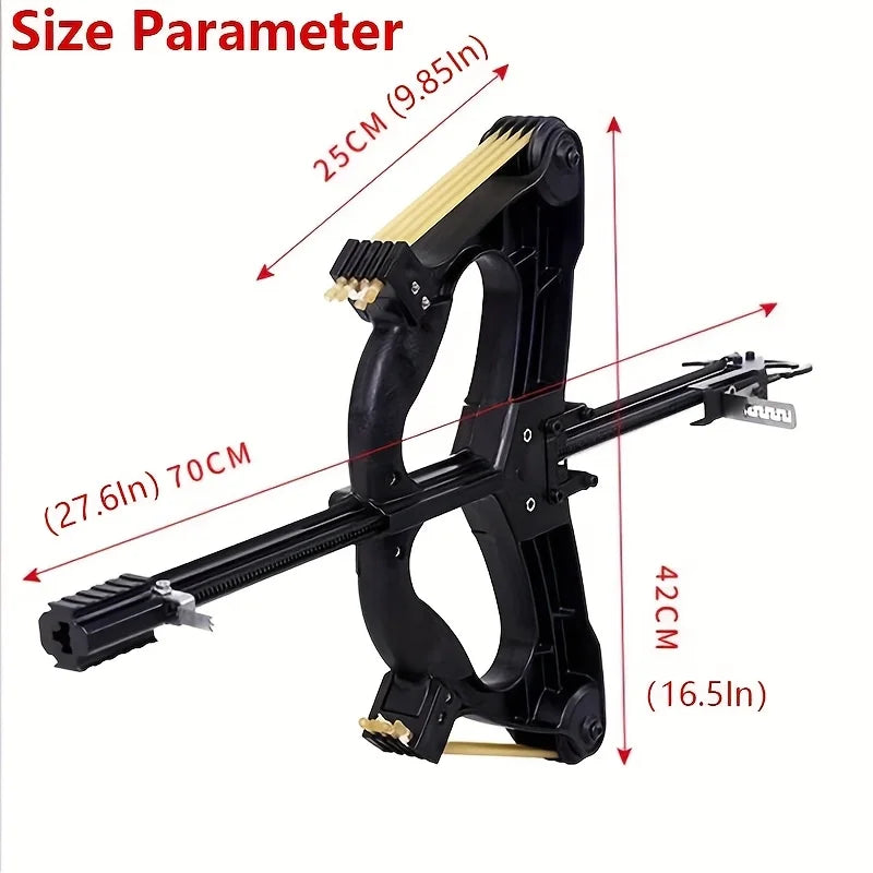Hunting Slingshot 60LBS 40 Series Compound Multi Strand Rubber Band Pulley Bow