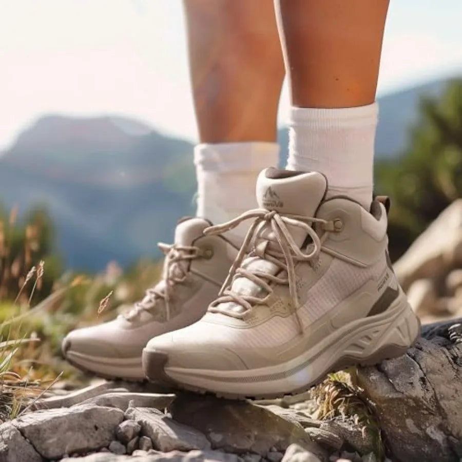 Women's Waterproof Lightweight Hiking Boots, Ankle  Support for Outdoor Trekking.