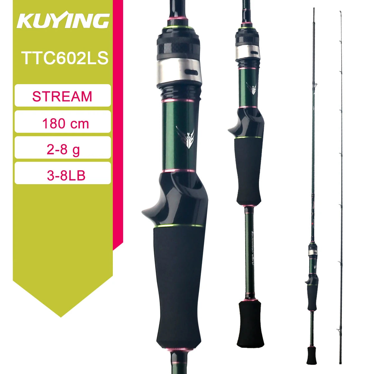 TTC662L TTC632UL TTS662L TTC602LS TTS602LS Fishing Rod Casting/Spinning, River/Stream Carbon