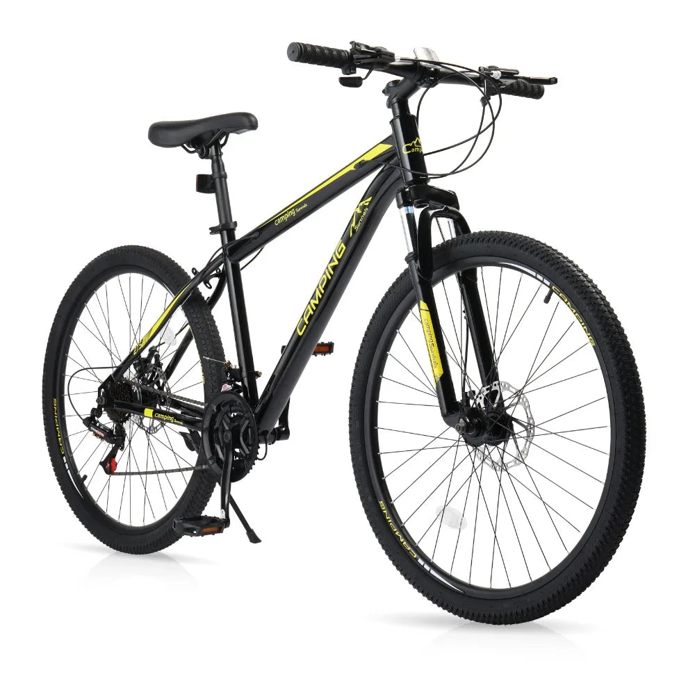 27.5 Inch Men & Women Mountain Bike 21-Speed Adult Bikes High Carbon Steel