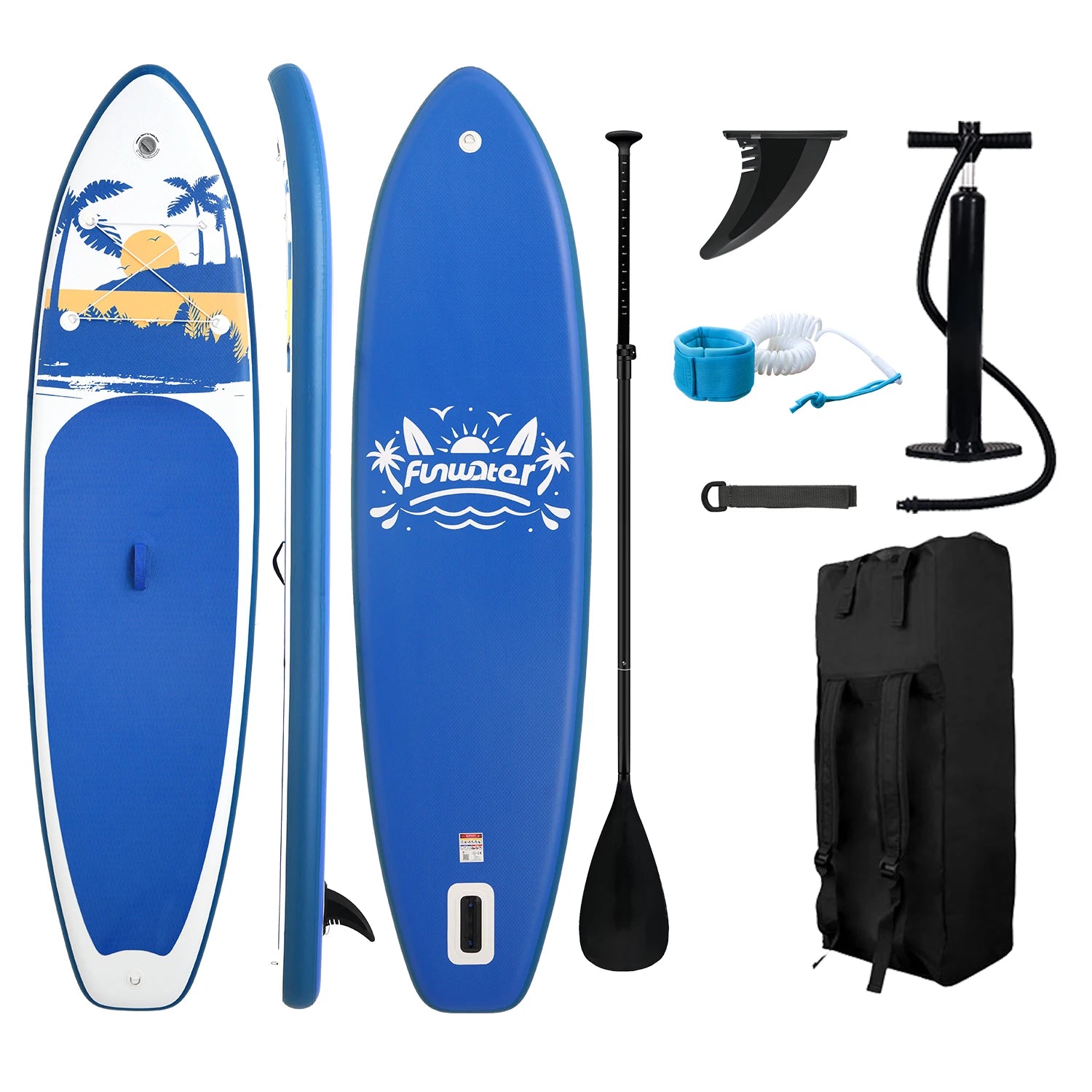Inflatable Paddle Board Ultra-Light Stand-Up Paddle Board Surfboard for All Skill Levels With SUP Accessories 320-350cm
