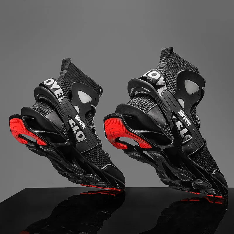 Men's Sneakers -  Men's Luxury Tennis Shoes, Race Trainer, Breathable, Fashion Loafers & Running Shoes.