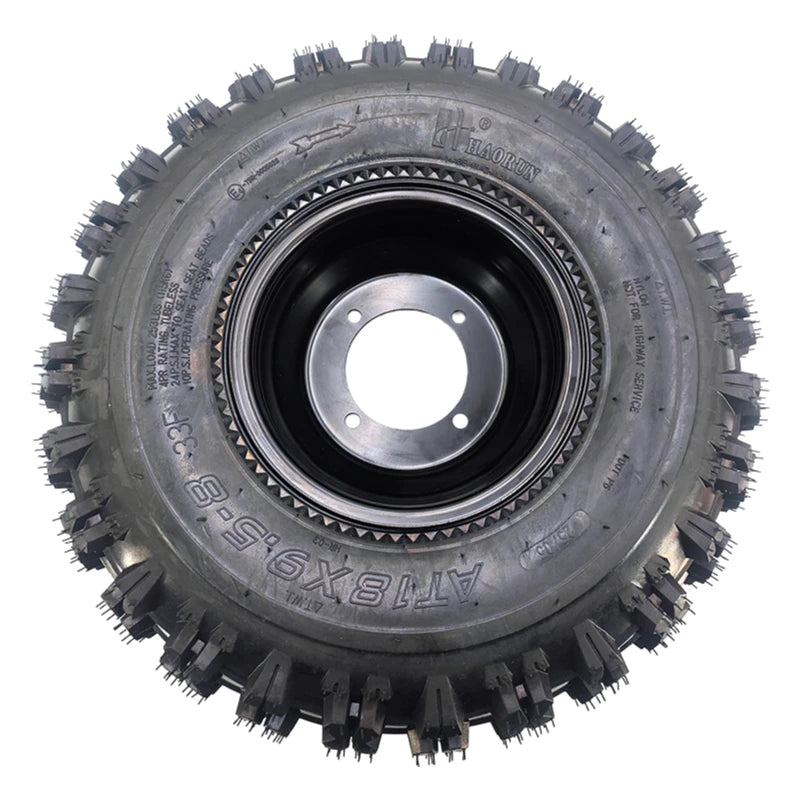 Suitable for ATV UTV Sport Tires, 4PR 18x9.5x8 All Terrain Tubeless Wheels.