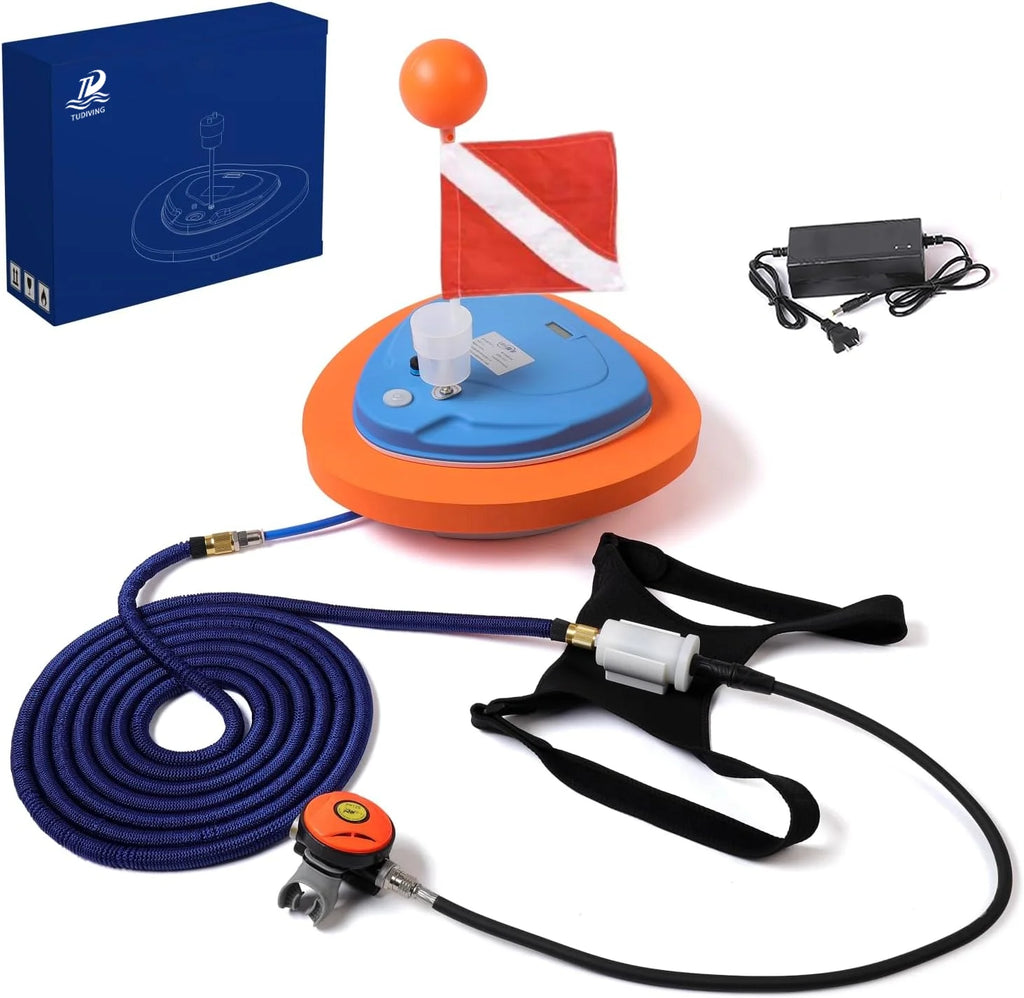 Scuba Diving Ventilator, Waterproof, Portable, Rechargeable, Scuba Diving w/Breathing Regulator