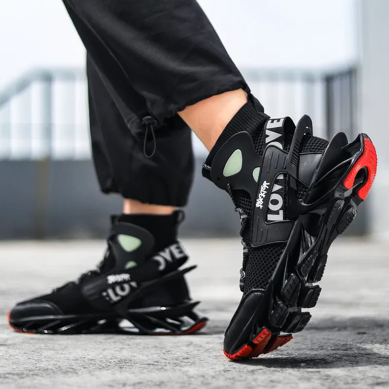 Men's Sneakers -  Men's Luxury Tennis Shoes, Race Trainer, Breathable, Fashion Loafers & Running Shoes.