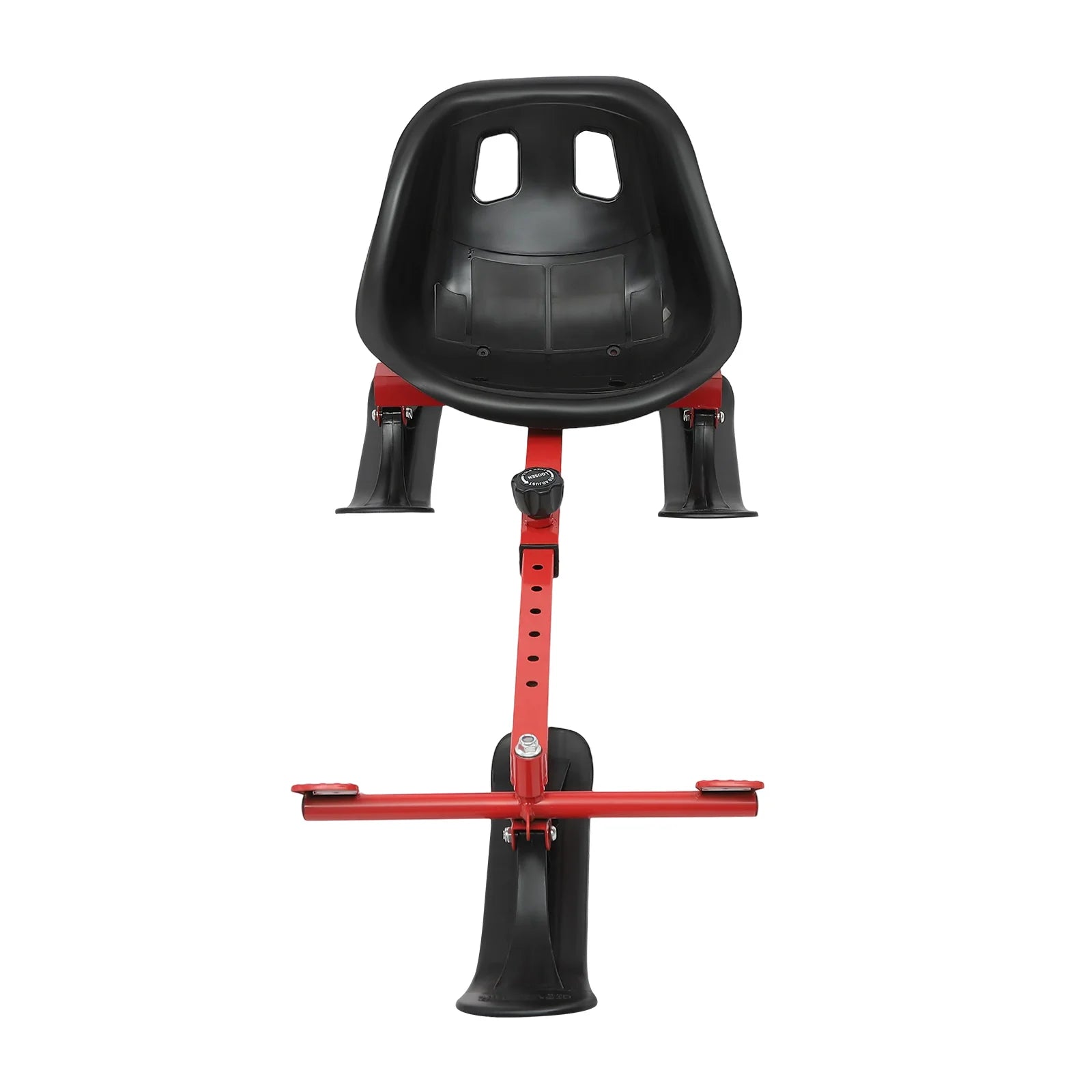 Dual-Use Snow & Ice Scooter Red & Black, 198.42lb Load, Adjustable Length - Outdoor Snowy Mountain/Lake/Backyard Skiing Tool