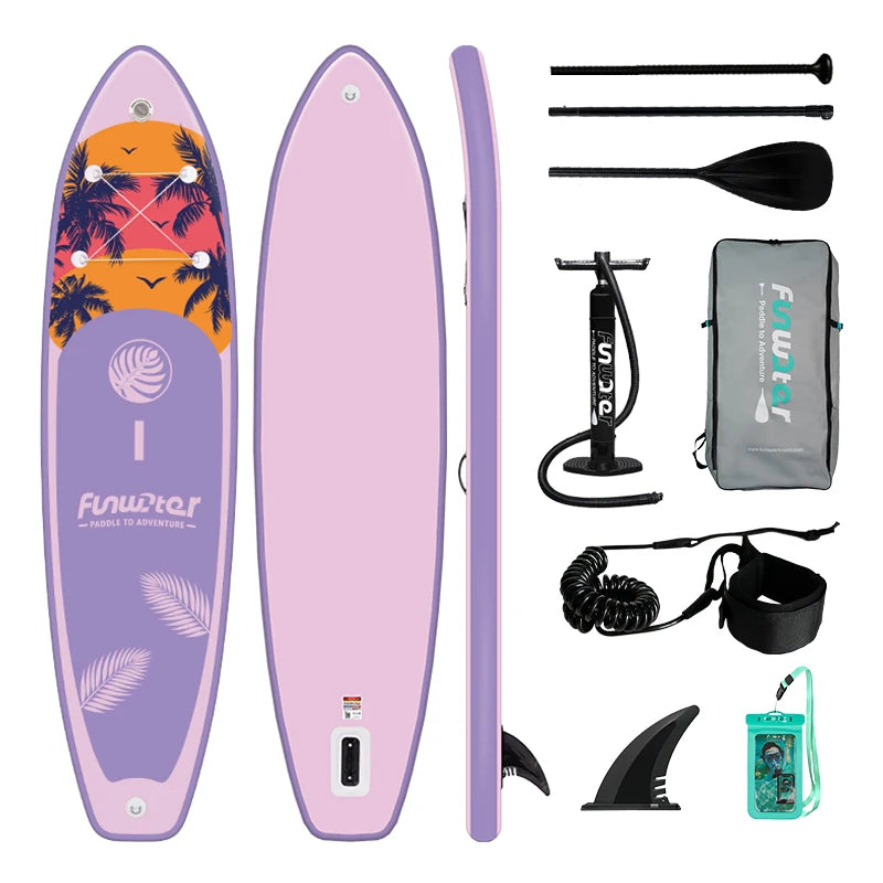 Inflatable Paddle Board Ultra-Light Stand-Up Paddle Board Surfboard for All Skill Levels With SUP Accessories 320-350cm