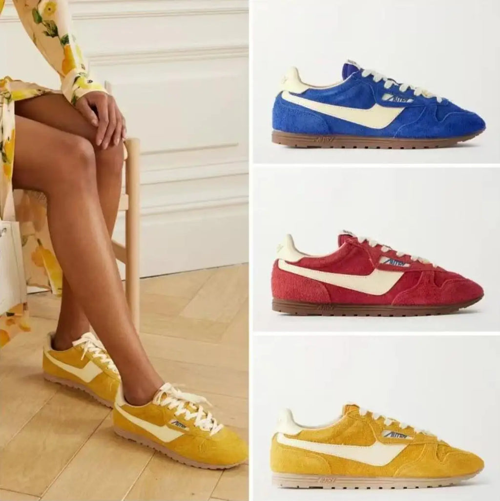 New Classic Genuine Leather -  Men's/Women's Matte Sports Shoes, Low Top Casual Board Shoes or Running Shoes.