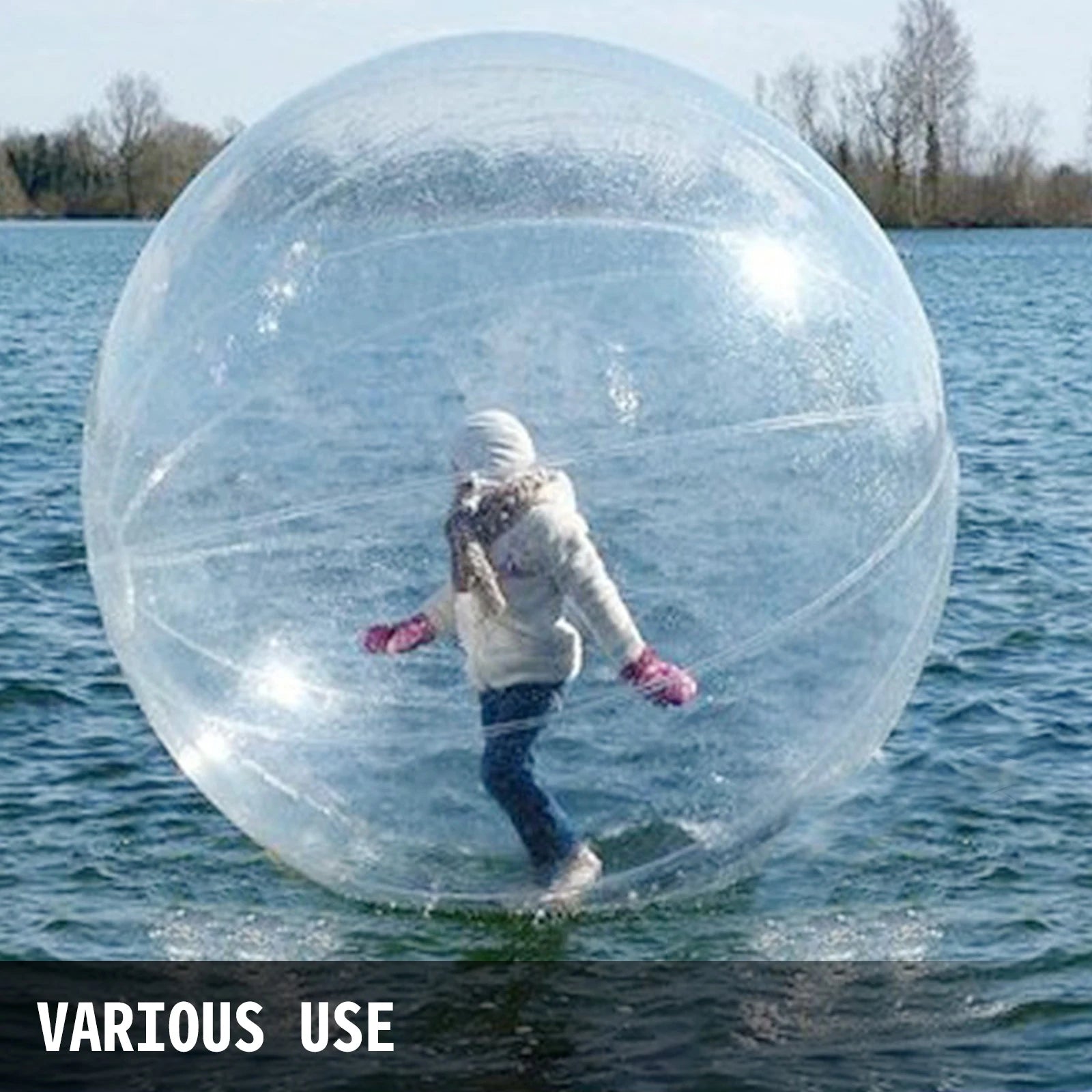 2M Water Zorb Ball w/Air Blower Pump Inflatable, Waterproof