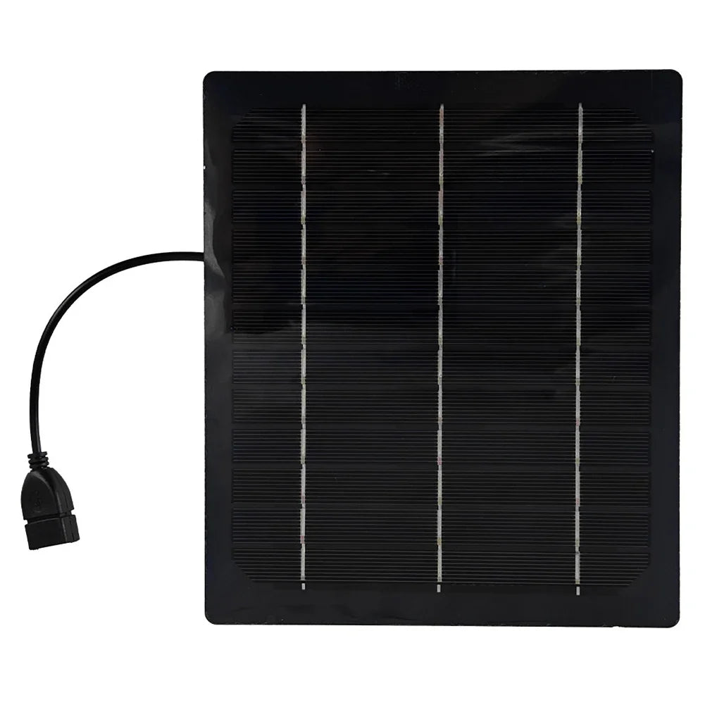 Solar Powered Camping Fan w/USB Solar Charger