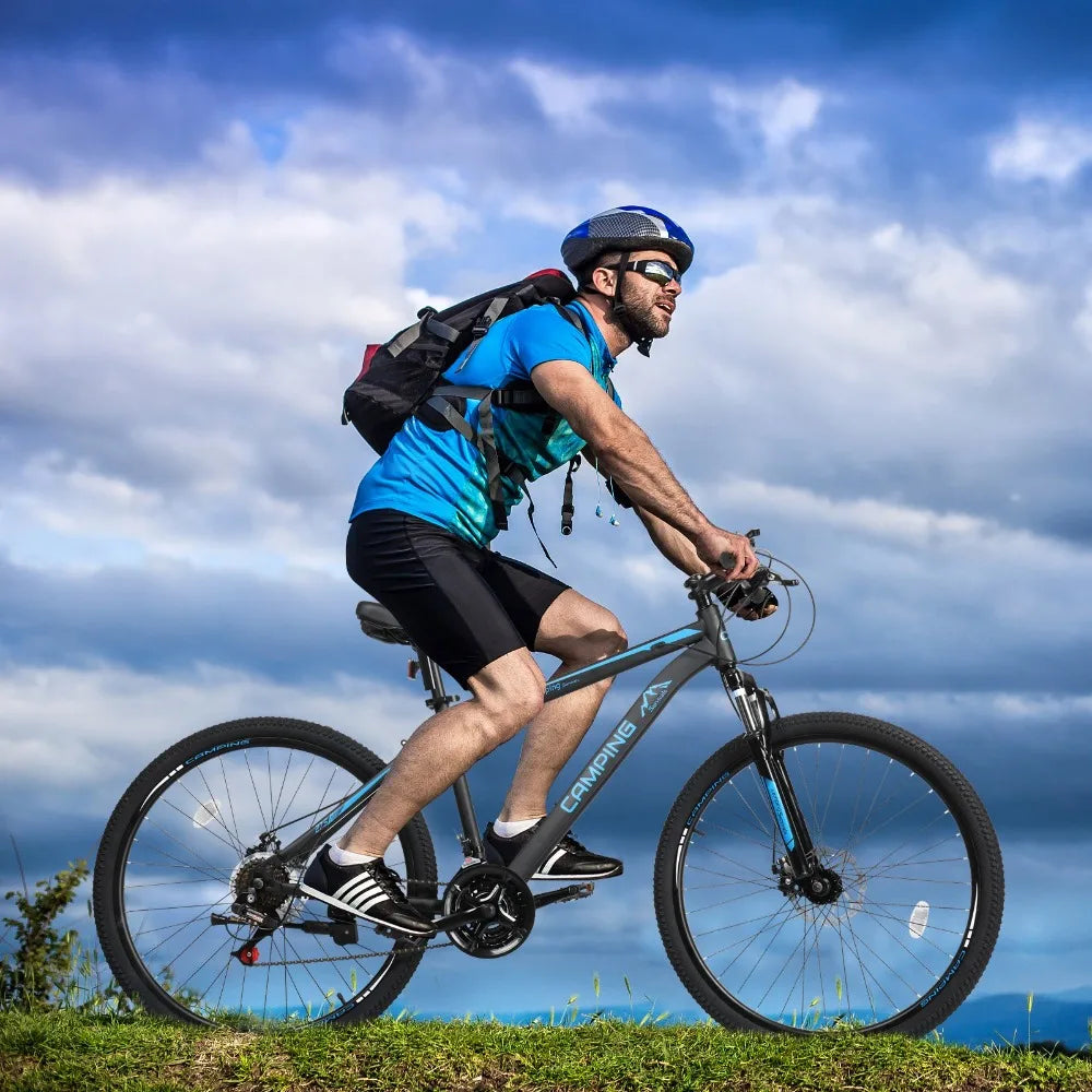 27.5 Inch Men & Women Mountain Bike 21-Speed Adult Bikes High Carbon Steel