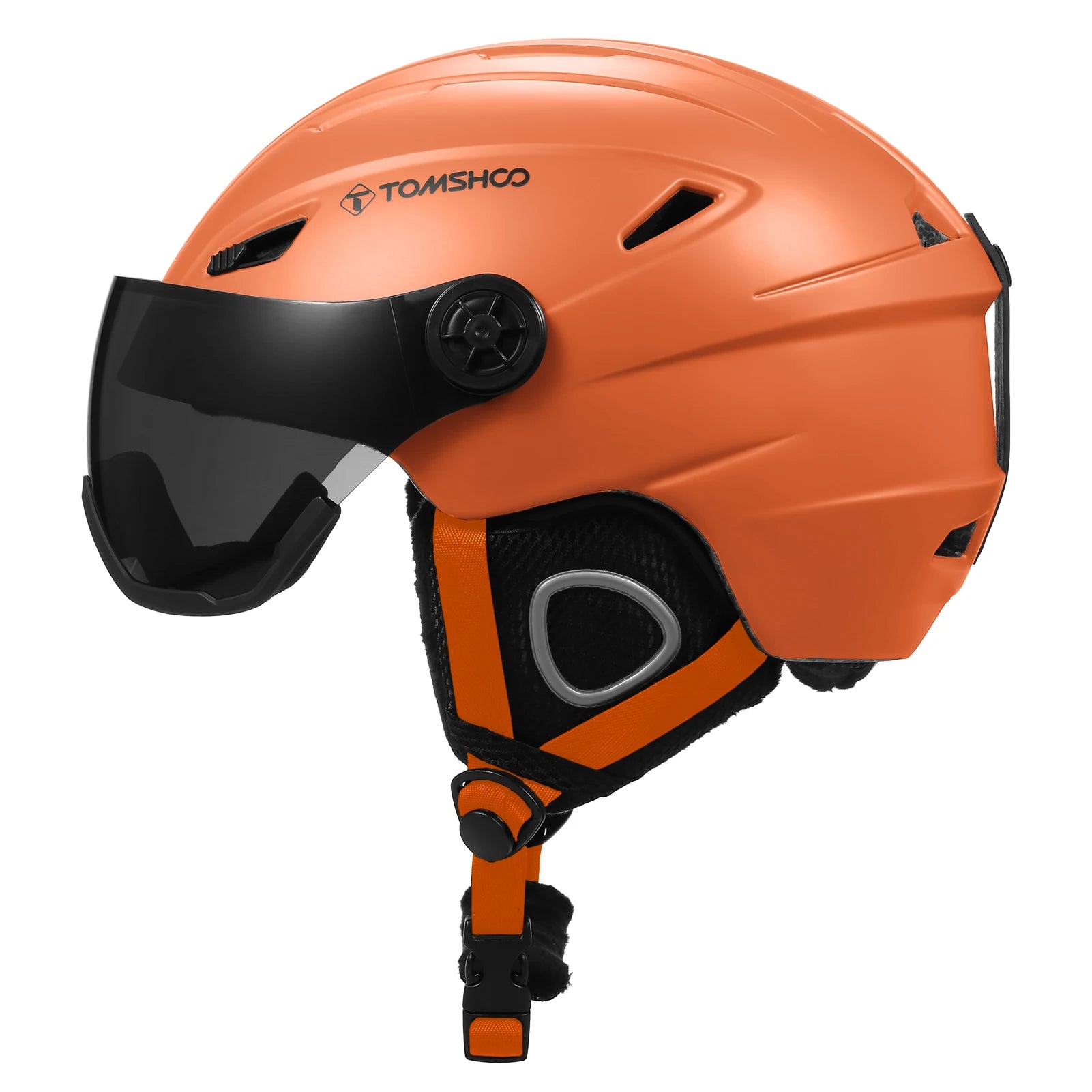 Outdoor Ski/Snowboard Helmet, Snow Sport Helmet with Removable Liner and Ear Pads.